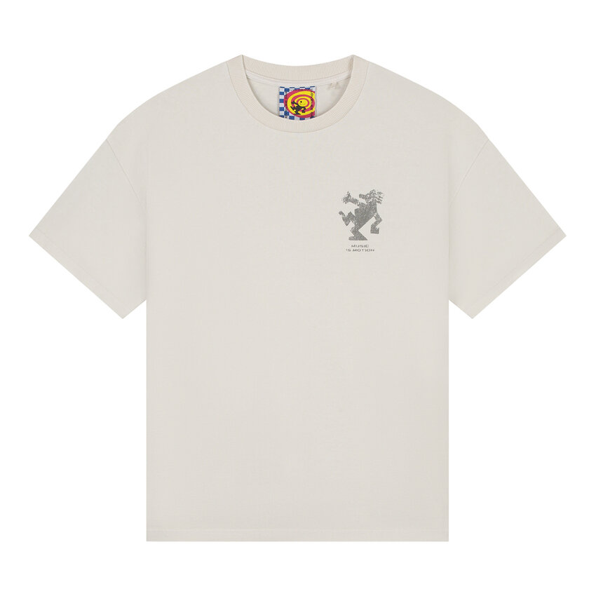 LOVELEE DAE SS Frankie Tee Jack Logo Vintage White