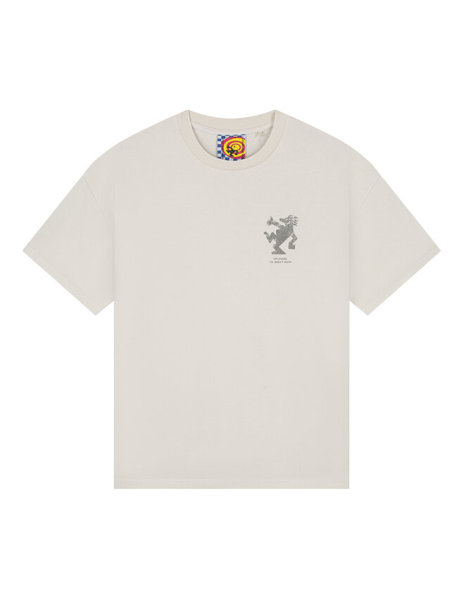 LOVELEE DAE SS Frankie Tee Jack Logo Vintage White