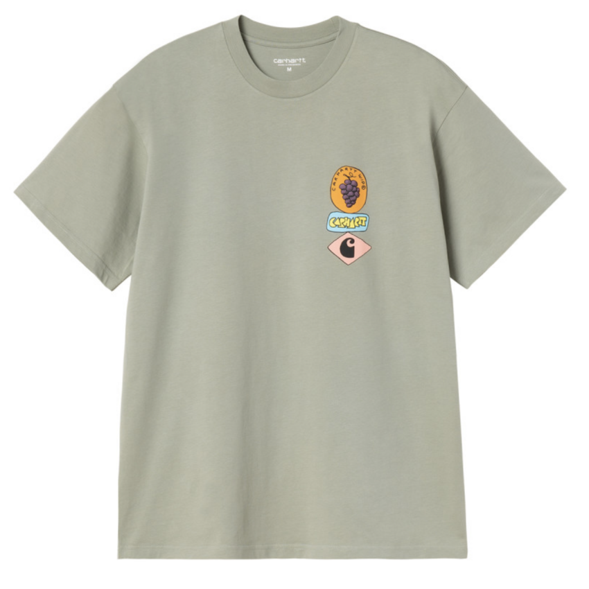 Carhartt WIP S/S Stacked Grapes T-Shirt Shady Green