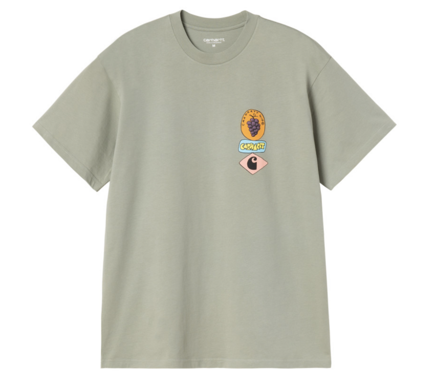 Carhartt WIP S/S Stacked Grapes T-Shirt Shady Green