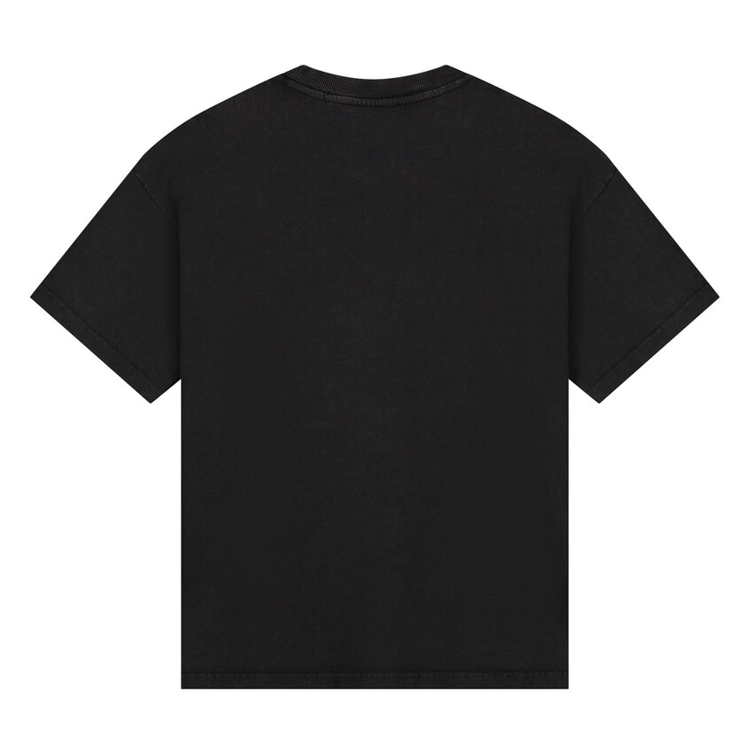 LOVELEE DAE SS Chuck Tee Basic LLD Logo Washed Black