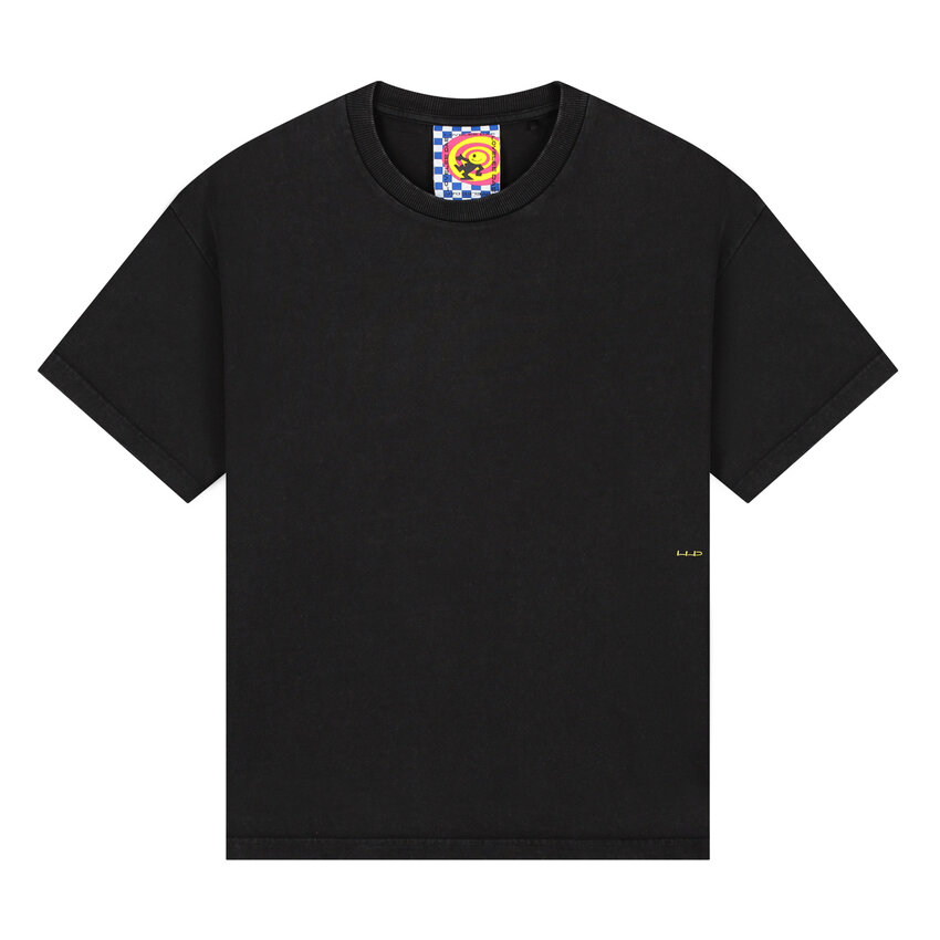 LOVELEE DAE SS Chuck Tee Basic LLD Logo Washed Black
