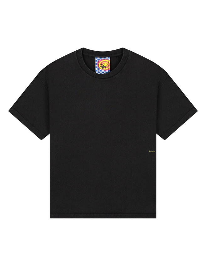 LOVELEE DAE SS Chuck Tee Basic LLD Logo Washed Black