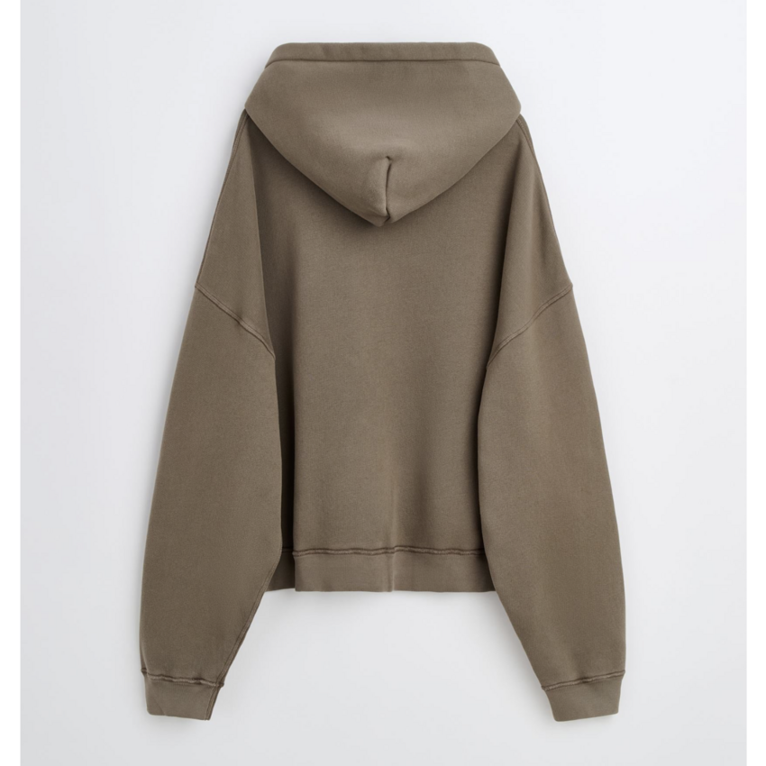 Sunflower Hood Sweat Brown Washed