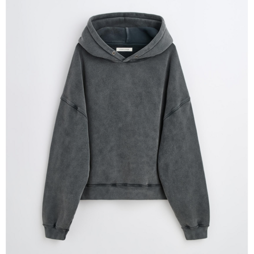 Sunflower Hood Sweat Antracite Washed