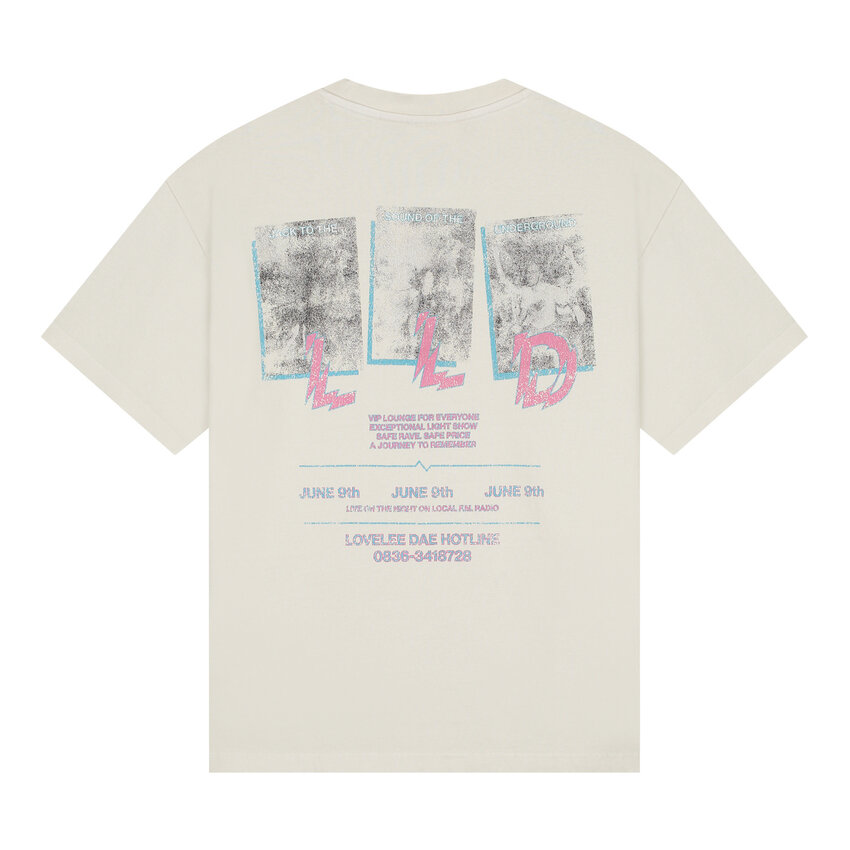 LOVELEE DAE SS Chuck LLD Tee Vintage White
