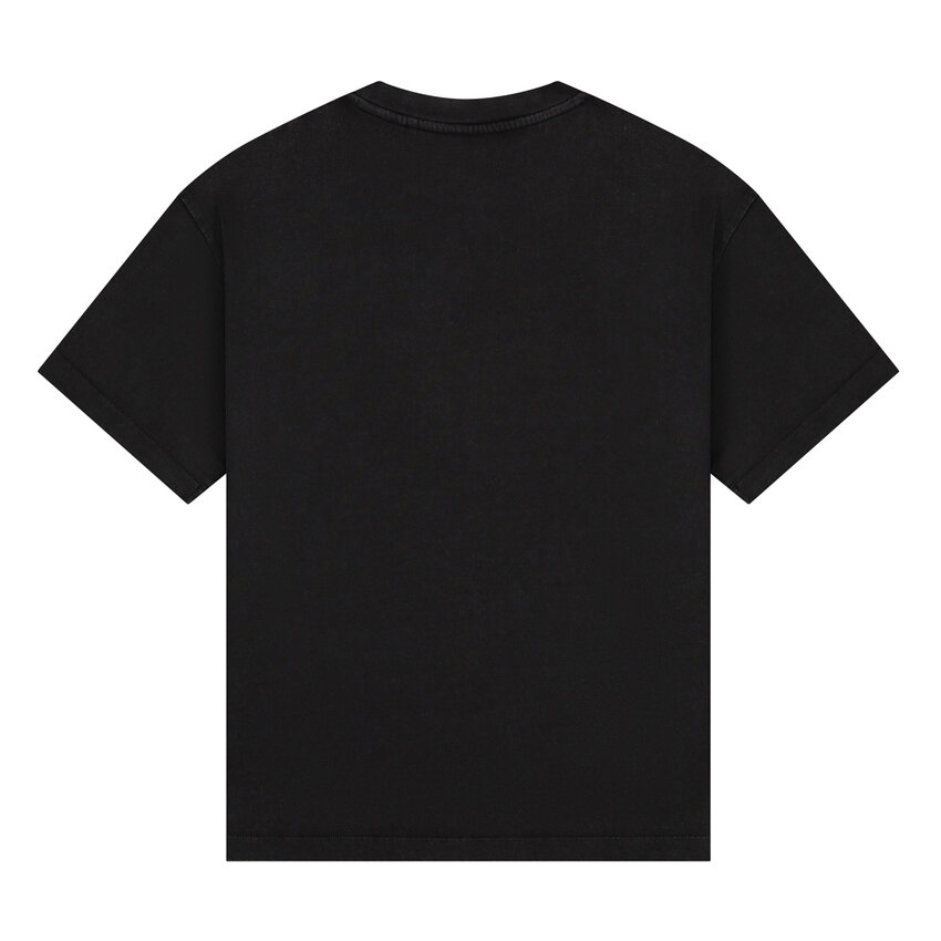 LOVELEE DAE SS Frankie Tee Basic LLD Logo Washed Black