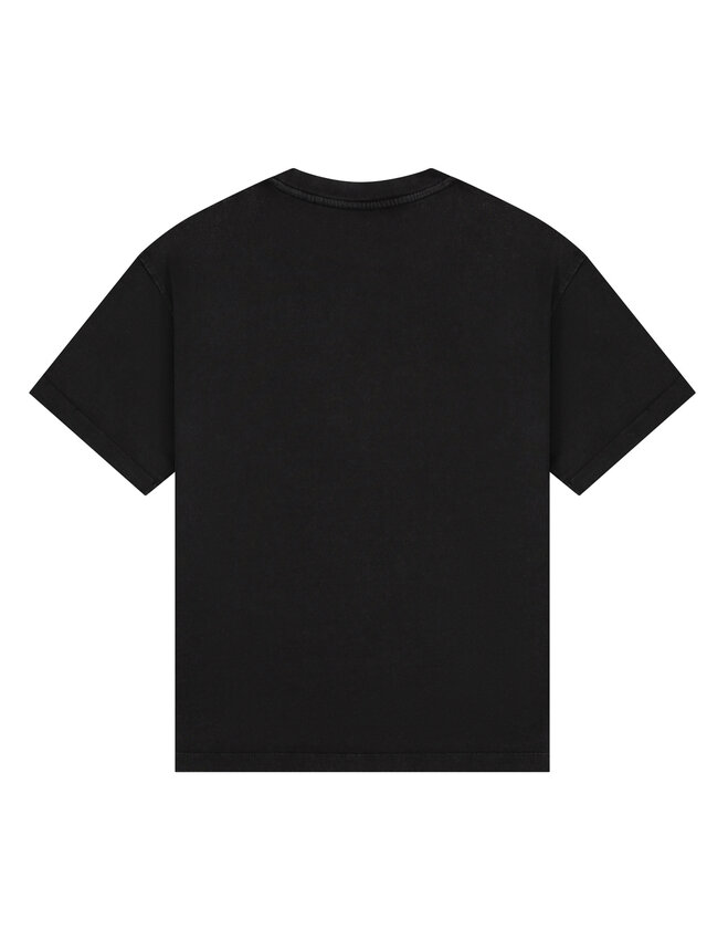 LOVELEE DAE SS Frankie Tee Basic LLD Logo Washed Black