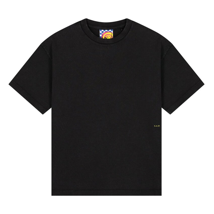 LOVELEE DAE SS Frankie Tee Basic LLD Logo Washed Black