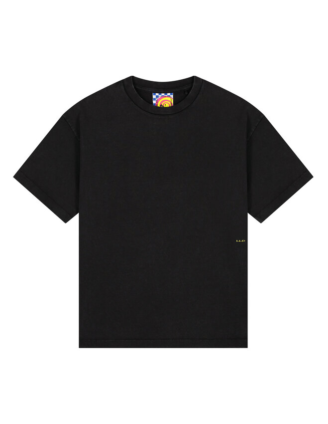 LOVELEE DAE SS Frankie Tee Basic LLD Logo Washed Black