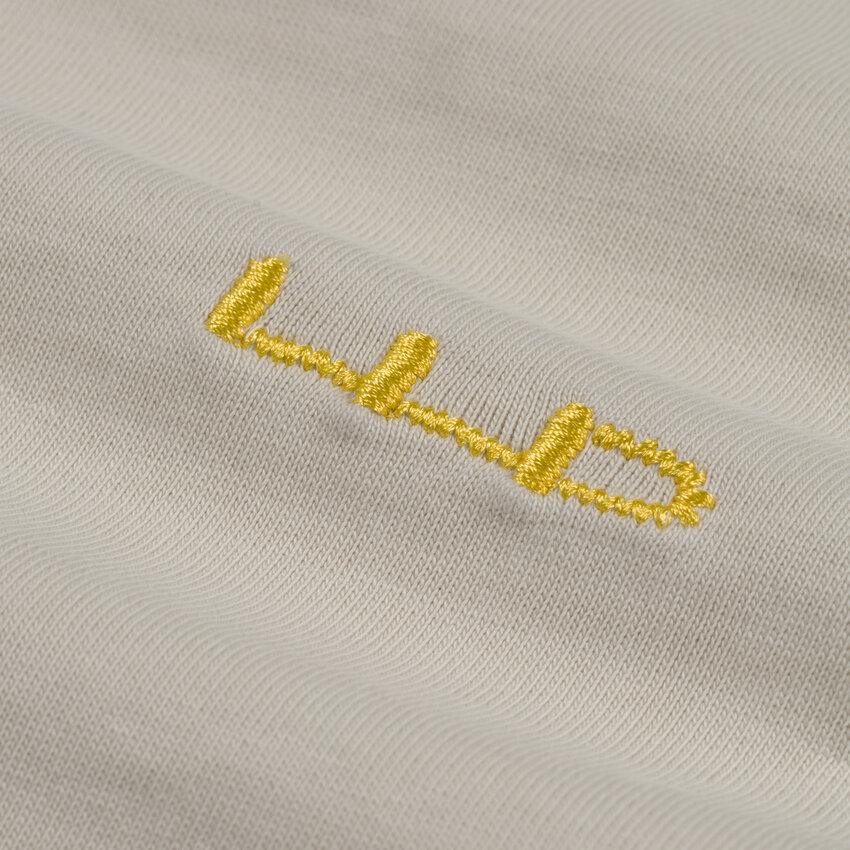 LOVELEE DAE SS Frankie Tee Basic LLD Logo Vintage White