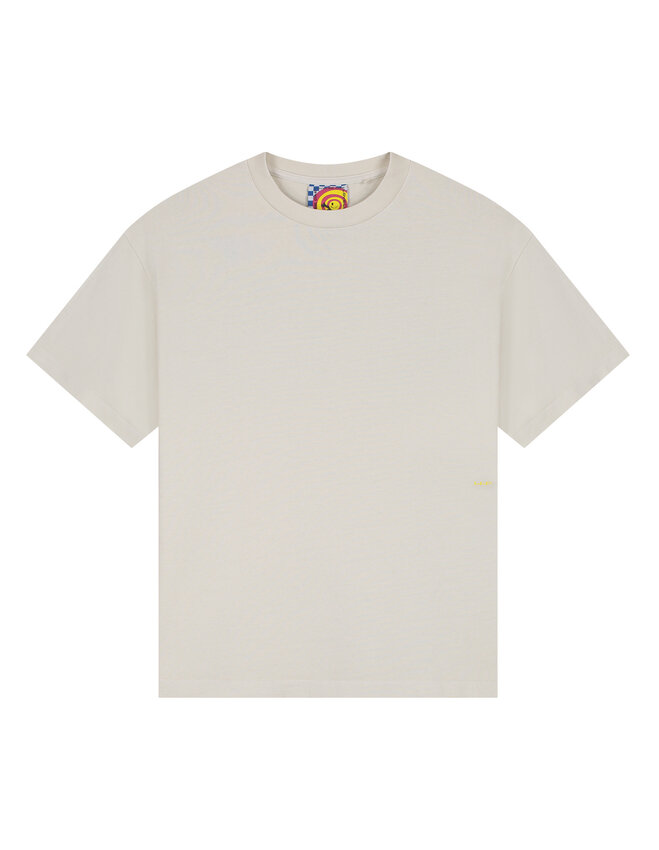 LOVELEE DAE SS Frankie Tee Basic LLD Logo Vintage White