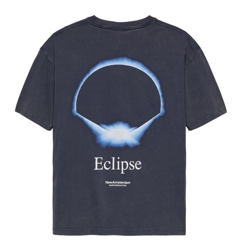 New Amsterdam Surf Association  Eclipse Tee Night Sky