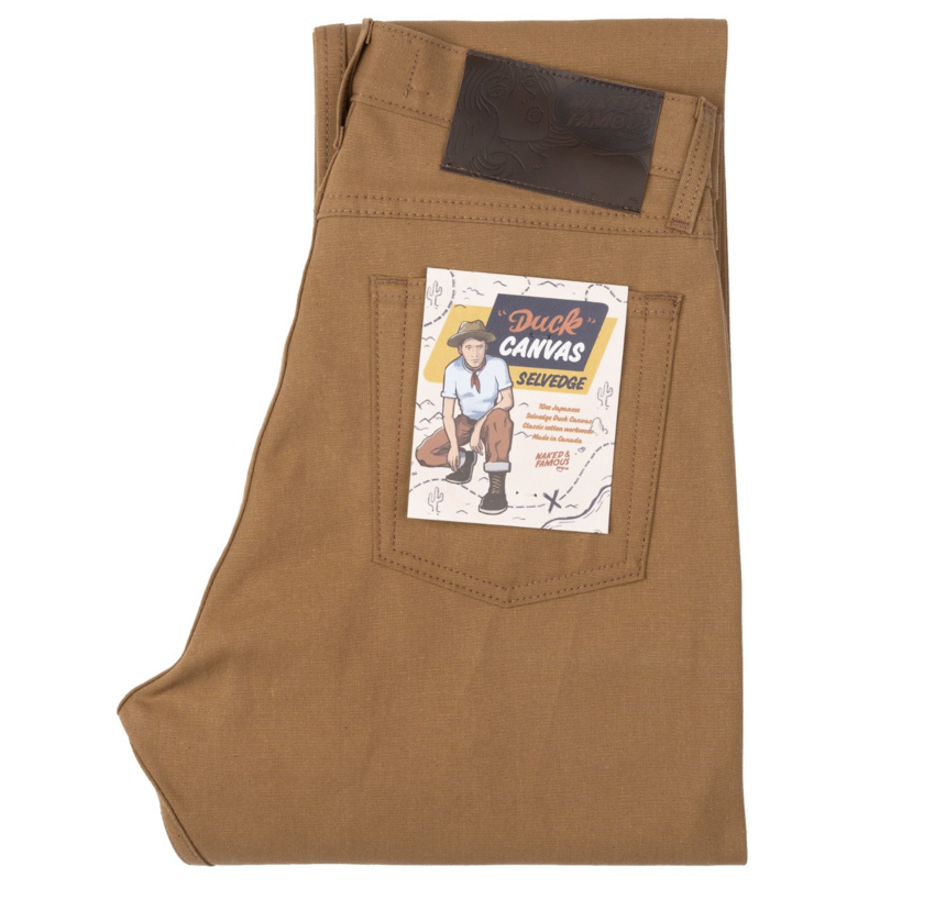 Naked & Famous Denim True Guy Duck Canvas Selvedge