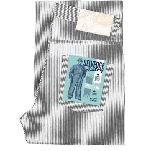 Naked & Famous Denim Strong Guy Hickory Selvedge