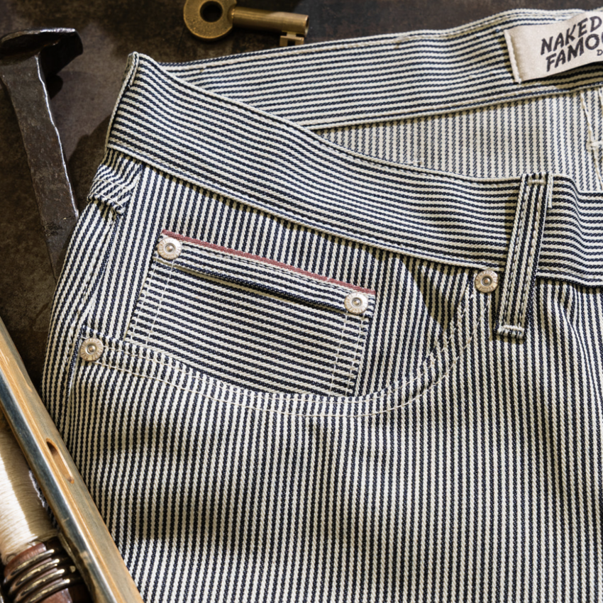 Naked & Famous Denim Strong Guy Hickory Selvedge
