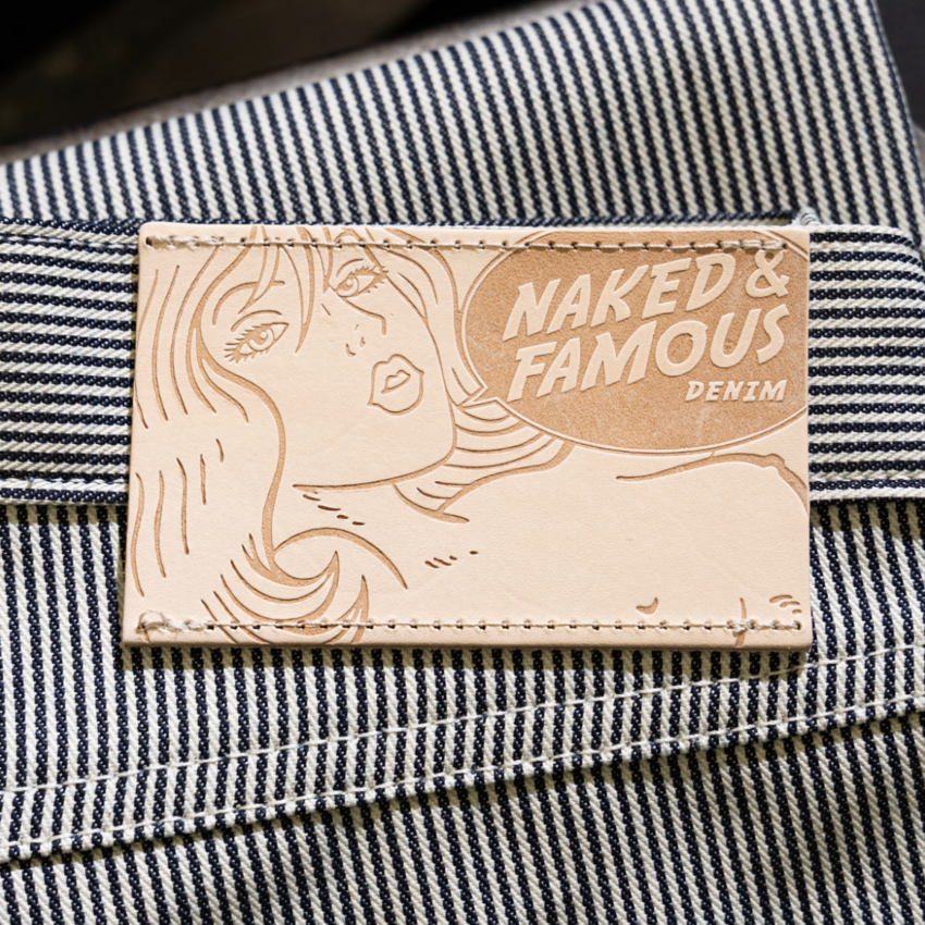 Naked & Famous Denim Strong Guy Hickory Selvedge