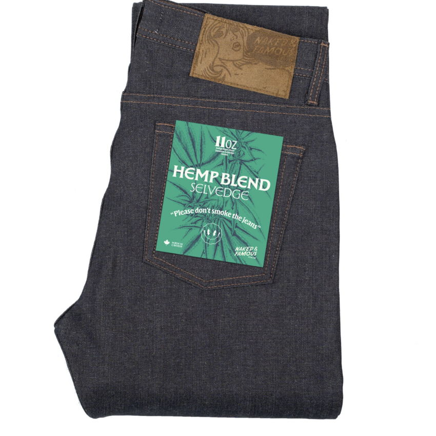 Naked & Famous Denim Weird Guy Hemp Blend Selvedge