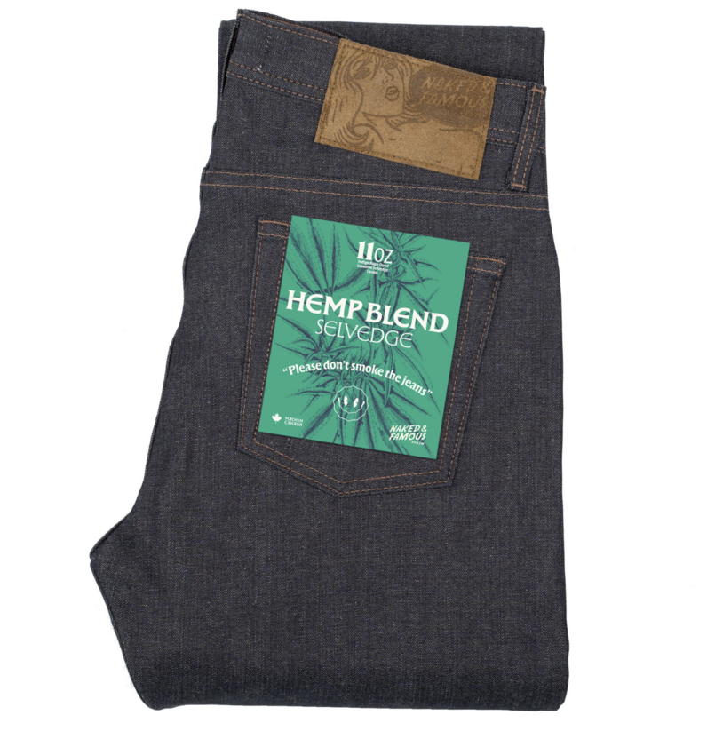 Naked & Famous Denim Weird Guy Hemp Blend Selvedge