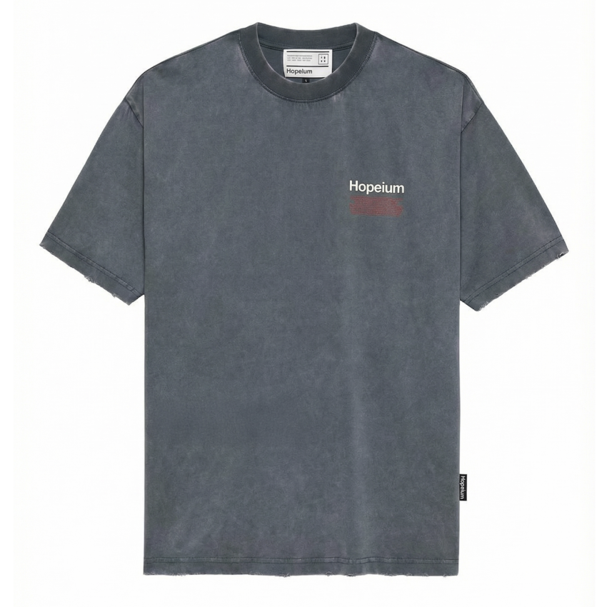 Hopeium Tour Tee S/S Washed Grey