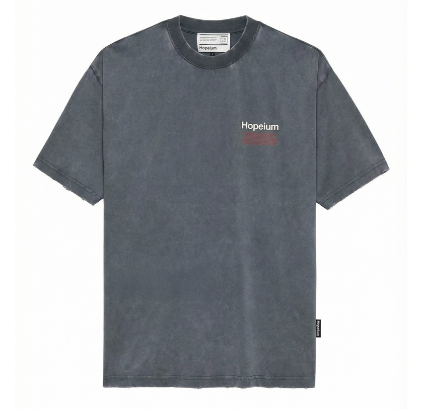 Hopeium Tour Tee S/S Washed Grey