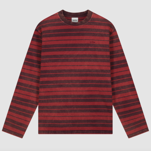 ARTE Antwerp Sunfade Striped Longsleeve Red/Bordeaux
