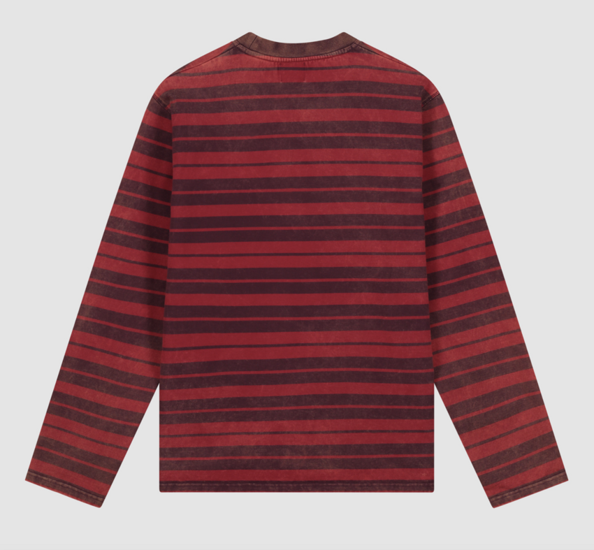 ARTE Antwerp Sunfade Striped Longsleeve Red/Bordeaux