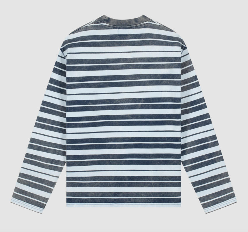 ARTE Antwerp Sunfade Striped Longsleeve Navy/Light Blue