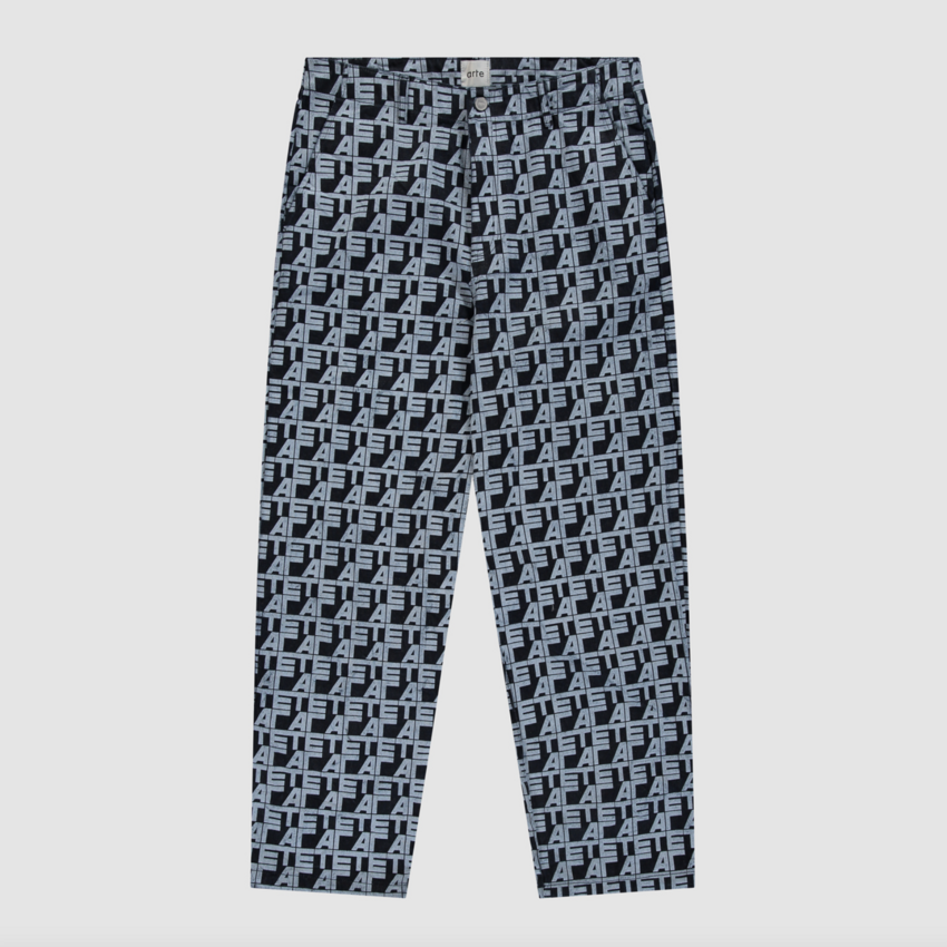 ARTE Antwerp Allover Square Pants Denim