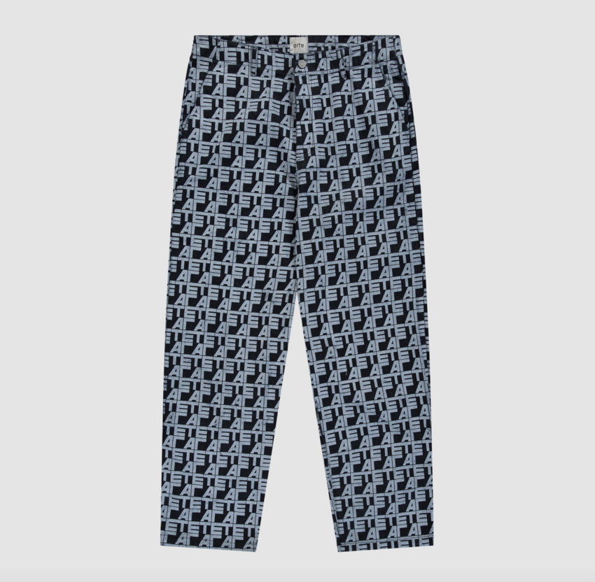 ARTE Antwerp Allover Square Pants Denim
