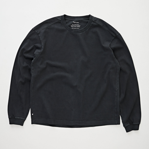 Tenue. Brad Long Sleeve Tee Vintage Black
