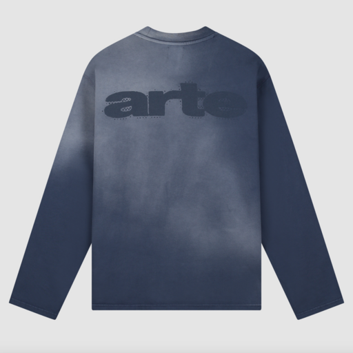 ARTE Antwerp Stencil Sunfade Longsleeve Navy