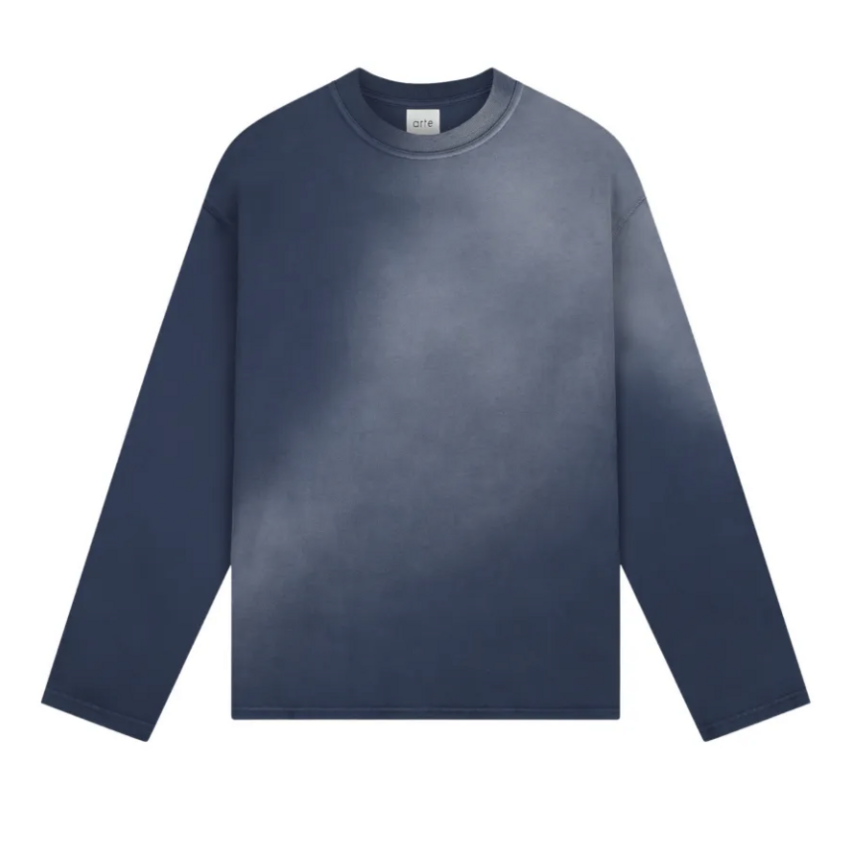 ARTE Antwerp Stencil Sunfade Longsleeve Navy