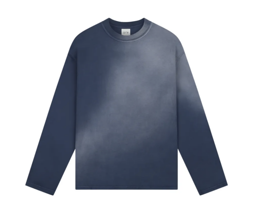 ARTE Antwerp Stencil Sunfade Longsleeve Navy