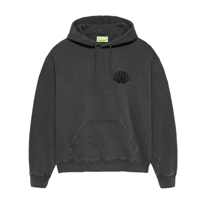 New Amsterdam Surf Association  Chop Hoodie Caviar