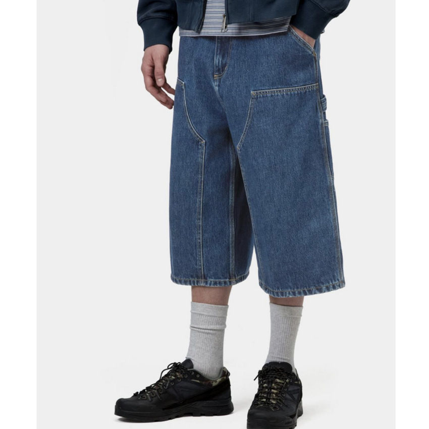 Carhartt WIP OG Double Knee Long Short Stone Washed Blue