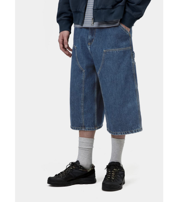 Carhartt WIP OG Double Knee Long Short Stone Washed Blue