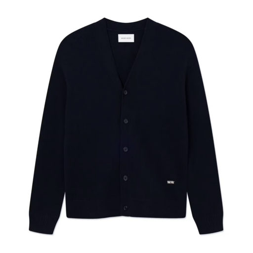Wood Wood Logo Cardigan Salute