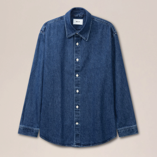NN.07 Casper 50033 Overshirt Medium Indigo