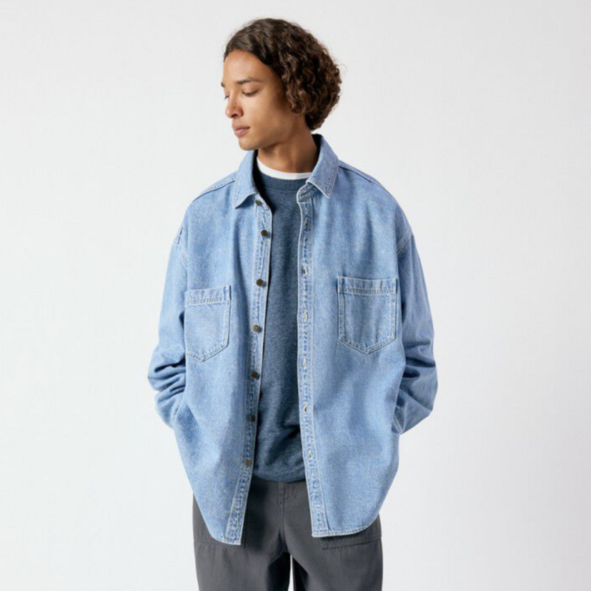 American Vintage Joybird Overshirt Authentic Stone