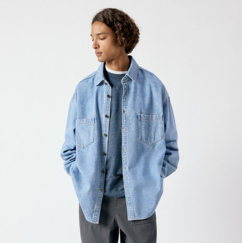 American Vintage Joybird Overshirt Authentic Stone