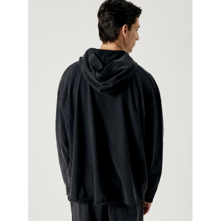American Vintage Afoma Hooded Longsleeve Vintage Darkness