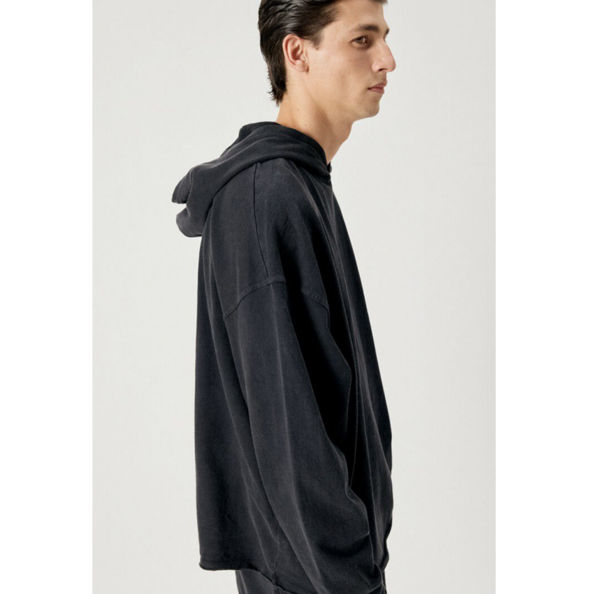 American Vintage Afoma Hooded Longsleeve Vintage Darkness