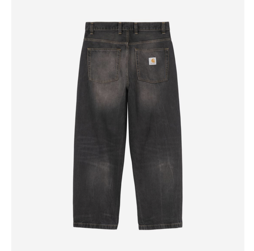 Carhartt WIP Brandon Pant Black Tobacco Used Wash