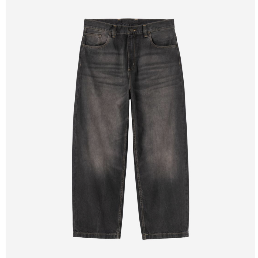 Carhartt WIP Brandon Pant Black Tobacco Used Wash