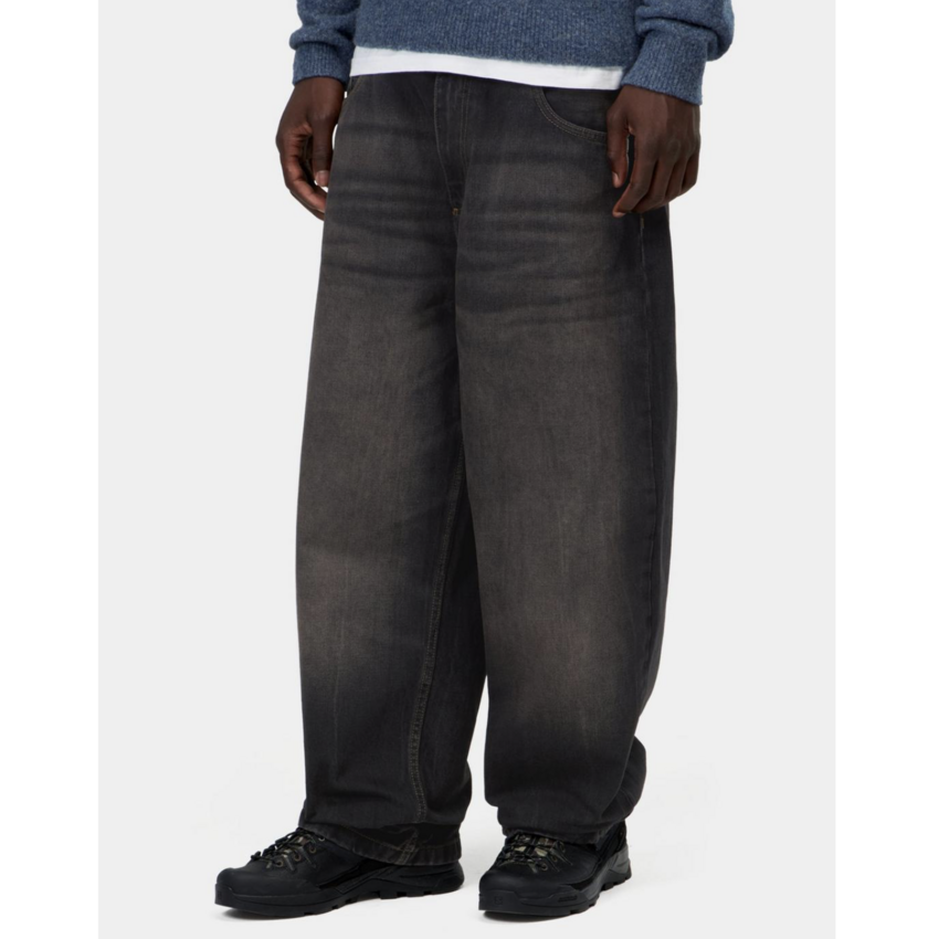 Carhartt WIP Brandon Pant Black Tobacco Used Wash