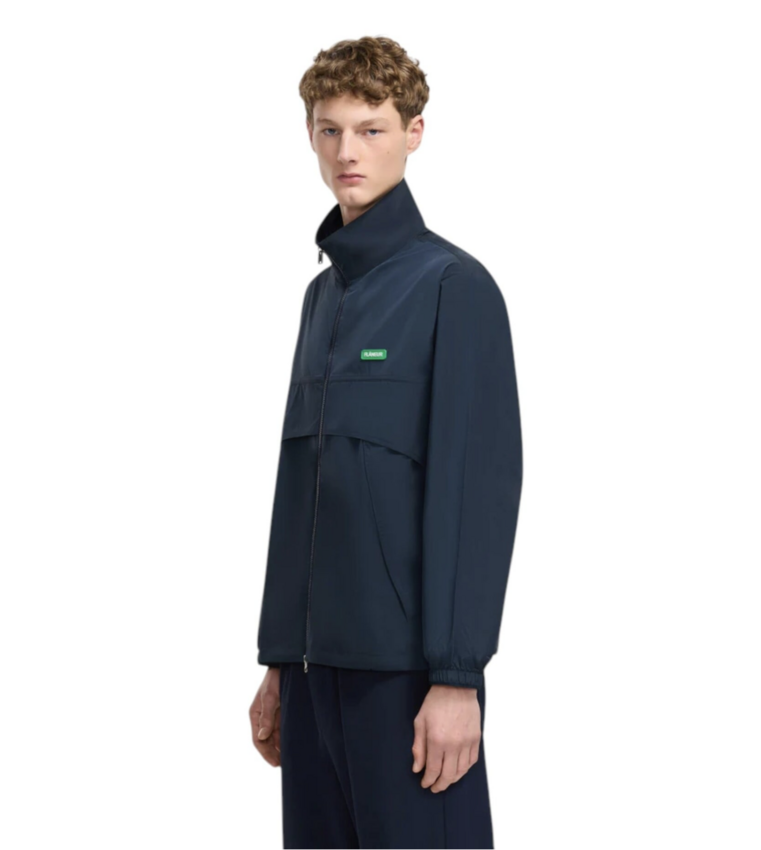 Flaneur Homme Badge Track Jacket Navy