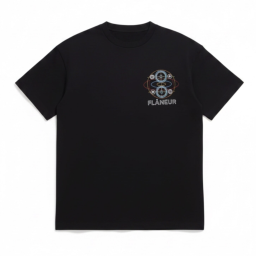 Flaneur Homme Speaker T-Shirt Black/Multicolor