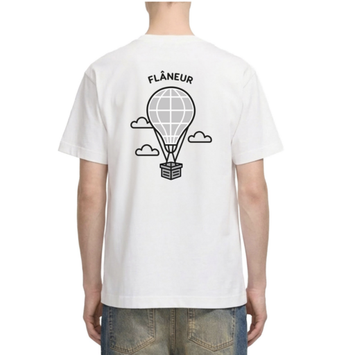 Flaneur Homme Balloon T-Shirt White