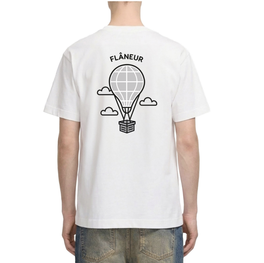 Flaneur Homme Balloon T-Shirt White